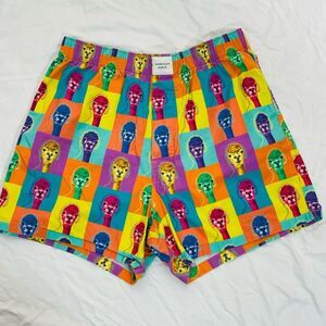 American Eagle Llama NEON Multicolored Boxer Shorts Size S